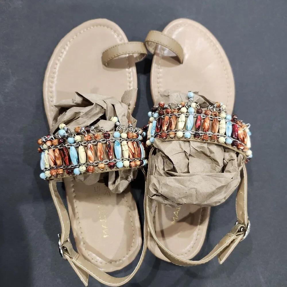 Madeline Stuart Boho Sandals- Size 6.5M